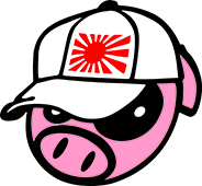 Наклейка Pig in cap
